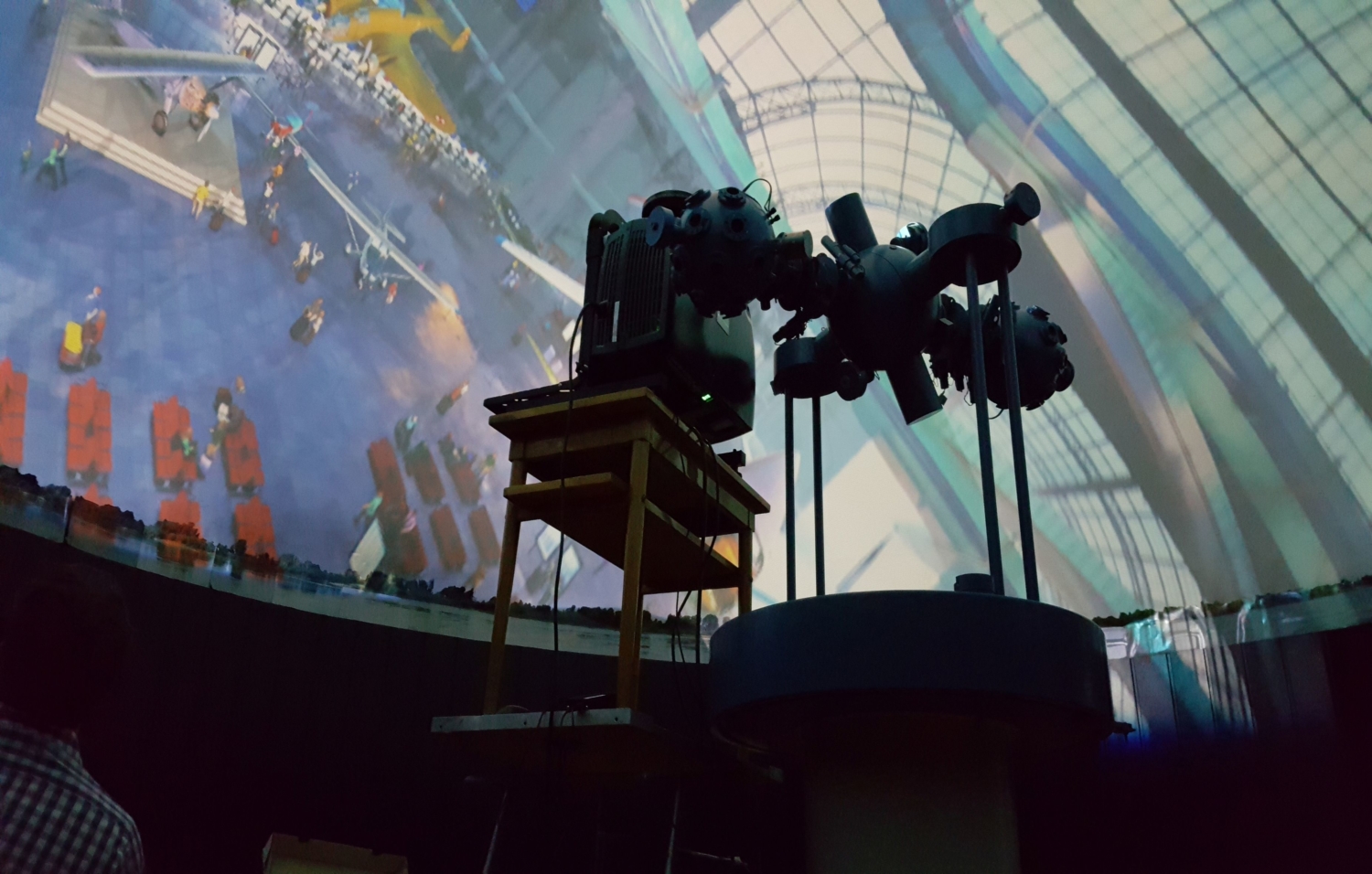 Test Projektora Cyfrowego dla Planetarium w Grudziądzu